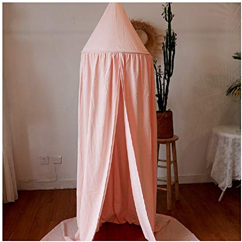 Baby Baldachin Betthimmel Hängende Moskiton für Schlafzimmer Ankleidezimmer Lesen Spielzelte Dekoration Moskitonetz Pink