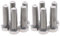 MroMax 3/8-16x1-1/4 Zoll UNC Sechskantschrauben A2-70 (304) Edelstahl Vollgewinde Hex Gewindebohrer Schrauben 10 Stück