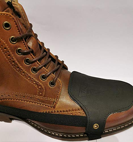 Protection chaussure / sélecteur cuir noir TRIUMPH NICE