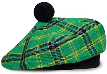 UMAM Tam o' Shatner Chapeau Tammy en Laine Acrylique Traditionnelle écossaise, Vert américain 029tcp, L