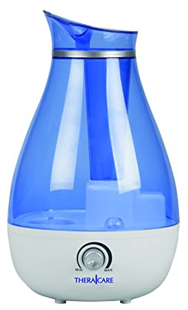 Thera|Care Cool Mist Ultrasonic Humidifier | For Medium Size Rooms | No Filter Required