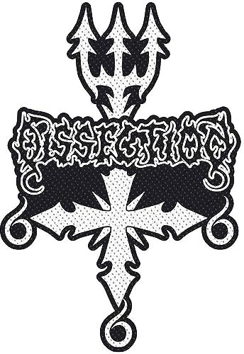 Dissection Logo Woven Cut Out Patch Black/White One Size
