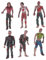 6 Pcs Miniature Action Figure Dolls Tiny Halloween Figurines Action Figures for Boys - Zombie Puppet Baby Statuette