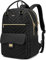 RJEU Zaino Porta PC Donna 17,3 Pollici,Zaino Donna Lavoro Zaino Universita Ragazza per Viaggio,Scuola,Ufficio,Sportivo,Business,Borsa Insegnante per Laptop Computer,Nero