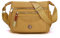 FANDARE Ultraléger Sac bandoulière Femme Sac Besace Sac Porté épaule Sacs à bandoulière avec bandoulière Large réglable Sac d'épaule pour Voyage Sling Crossbody Bag Sacoche Messenger Or