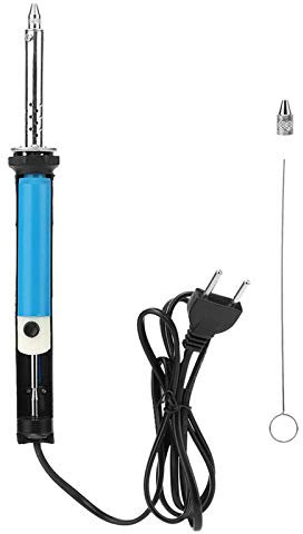 Lötkolben-Set, Entlöt-Lötwerkzeug, 30 W, Elektrischer Lötkolben mit Doppeltem Verwendungszweck, Zinn-Saugsauger-Stift, Löt-Set für Elektronisches Löten und Zinn-Absaugung (EU plug)