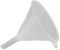 APS Entonnoir 30068 - En plastique (PE) - Diamètre : 12 cm - Hauteur : 14,5 cm - Passage : 12 mm - Blanc - Fabriqué en Allemagne