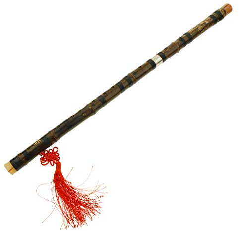 Traditionelle chinesische Flöte, handgefertigt, Bambusflöte, Dizi, D-Ton