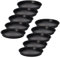 Garronda Soucoupes pour Pots Horticulture Ronds GD-0026 (10 Pièces Noir, ⌀ 35 cm H 5 cm)