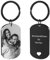 Customaster Personalisierter Schlüsselanhänger Mit Bild und Text - Hundemarke Geschenk für Familie, Männer, Freund