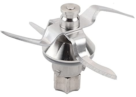 Ausla Edelstahl Mixer Klinge Mixmesser Messer Ersatzteile für Thermomix TM5 mit Reinigungsbürste, Niedrigtemperaturbeständig, Hochfest