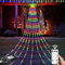 HELESIN Weihnachtsbeleuchtung Außen, 350 LED 9 Girlanden Lichterkette Weihnachtsbaum mit Sterne 8 Modi Timer Wasserdicht Christbaumbeleuchtung Außen für Tannenbaum, Weihnachten Party Deko Bunt