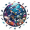 Iconic Puzzles – Sea Animals, fantasy animals, 100 % nachhaltiges Holzpuzzle, Geschenke für Kinder und Erwachsene, Größe S, 200 Teile