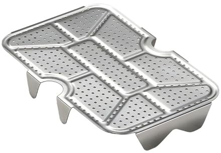 Steamer Tray with Steamer Insert, Bottom Mesh for Camping Lunch Canister, Stainless Steel Steamer Holder, Mult Steamer Grill