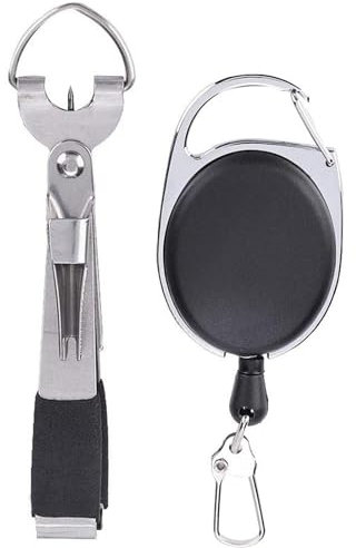Fishing Pliers, Stainless Steel Multi-Functional Fly Fishing Tool Quick Knot Line Cutter Clipper Nipper Tackle-Fish Including Carp for Pike and Trout, River, Or Sea Fishing