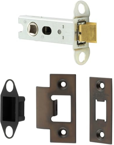 Durable 76mm Dark Bronze Tubular Latches for Secure Door Locking