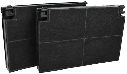 vhbw 2x filtro de carbón activado reemplaza Smeg 902280 para campanas cocina