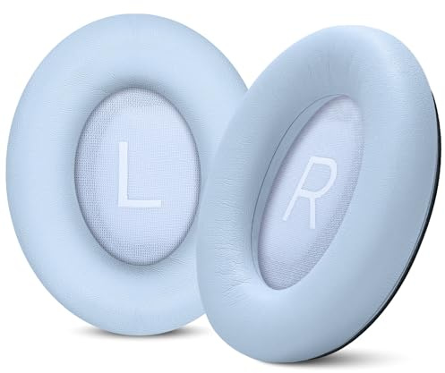 Aurivor Replacement Ear Pads for Bose QuietComfort 45 35 ii (QC45 QC35) Headphones, Earpads Cushions for QC SE SC & New Quiet Comfort (Deep Bass), with Softer Foam & Protein Leather (Moonstone Blue)