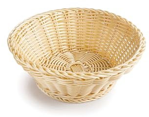 IBILI - Panera Polyratan Redonda Espiga de Oro 20X7 cms