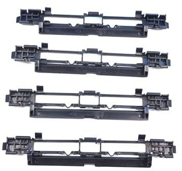 FRBSR537-1 4 pièces de garniture de barres de toit, cache-support, bouchon de porte-bagages pour V.auxhal.l O.pe.l Astra H 2004-2014 Zafira B 2005-2015 5187877 5187878