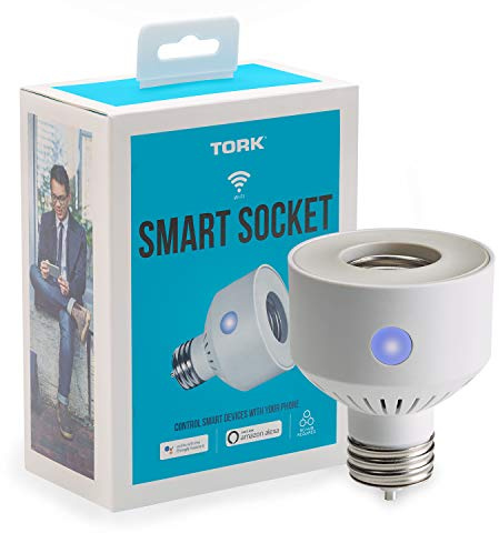 NSI TORK WFIS1 Wi-Fi Screw-in Light Socket, 120V, Indoor Smart Socket