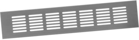 300x60mm Aluminium Silber Lüftungsgitter Stegblech Lüftung Alu-Gitter Gitter Möbelgitter Möbellüftung