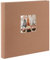 goldbuch 27 719 Bella Vista Fotoalbum mit Bildausschnitt Haselnuss, Erinnerungsalbum im Format 30 x 31 cm, Foto Album 60 weiße Seiten mit Pergamin-Trennblättern, Fotobuch mit Leineneinband, Braun