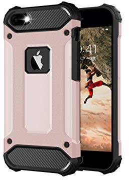 BYONDCASE iPhone 5s Hülle Rosa, iPhone 5 Hülle, iPhone SE Hülle 2016 [iPhone 5 Outdoor Case Panzer Hardcase] Hybrid Rundumschutz Ultra Slim kompatibel mit dem iPhone 5 / 5s / SE 2016 Case