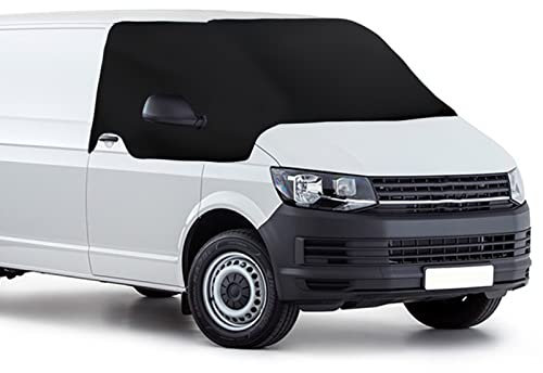 LC-AUTO Windshield Cover Front Windscreen Wrap Cover Replacement for V W T5 600D Oxford Sun Protection Waterproof Weatherproof Camping Snow Cover Anti-Frost