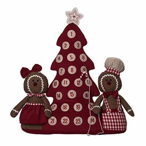 Transpac Plüsch Lebkuchen Adventskalender