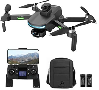 LUXWALLET Omega X Dodge - 45 km/h - GPS-Drohne - Hindernisvermeidungssensor - FPV WiFi 5 GHz - Micro SD - 2X Kamera - 3-Achsen-Gimbal