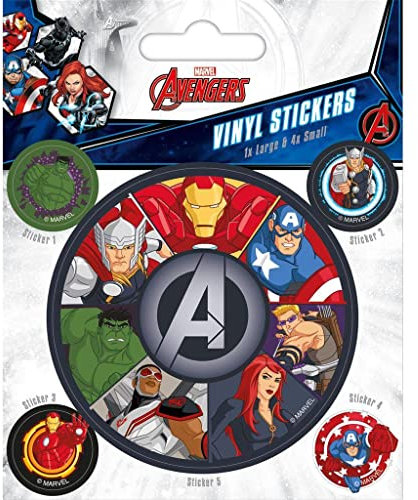Marvel Avengers (Avengers Assemble) Vinyl-Aufkleber, Gadget-Aufkleber