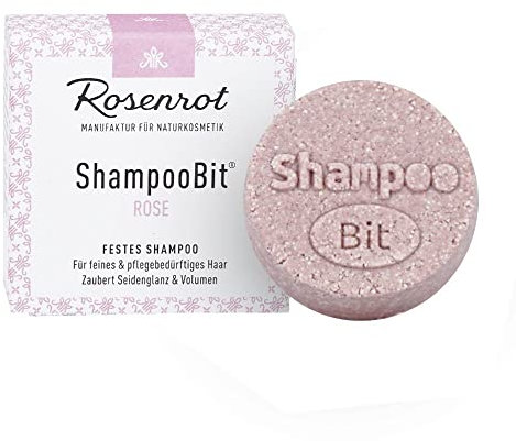 Rosenrot Festes Shampoo mit Rose (60 g)