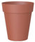 Artevasi Maceta Redonda de plástico Capri High, 46 cm, Color: Terracota