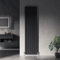 Heilmetz® Vertical Radiator, 1800 x 456 mm Anthracite Radiators Grey Radiator, 5279 BTU Fast Heat Output, Easy to Install and Clean, Designer Radiator Vertical Double Central Heating Radiators