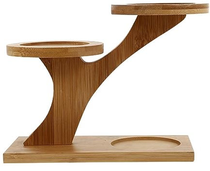 OWKAY Support de pot de fleurs en bois massif pour plantes grasses, rebord de baie vitrée, étagère pour pot de fleurs d'intérieur