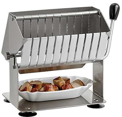 NGARY Commercial Meat Cutter Machine, Premium Sausage Salami Guillotine Slicer, Kitchen Cooking Cheese Slicing Tool, For Kitchen Restaurant Supermarket