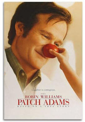 Terp Patch Adams Poster, Wandkunst, Filme und Musik, Poster, Geschenk für Freunde, Schlafzimmer, Wohnzimmer, Dekoration, modern, ästhetisch, 20 x 30 cm, ungerahmt