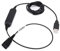 Cleyver - Cable USB 230 para conectar fácilmente tus auriculares QD a tu PC/Mac, longitud de 1400 mm, Plug & Play, compatible con auriculares Jabra GN