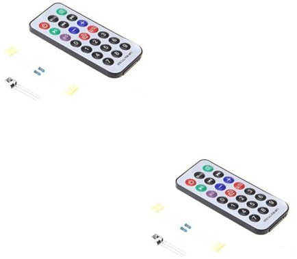 Gadpiparty Kabellose Fernbedienung 2 Stück Fernbedienung Ir Anhang