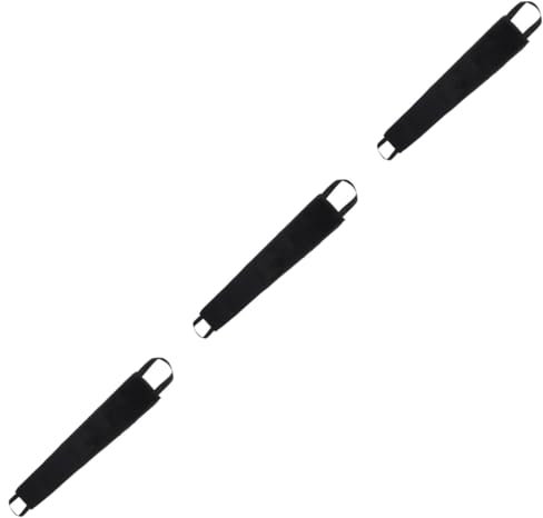 POPETPOP 6pièces Serviette De Bain Exfoliante à Bande Pour Application Huile Bronzante De Noir Avec Traction Pour Usage Plage