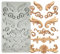 KAKIWYHHH Formen für Heimdekor, Stil A, barocke Curlicues Schnörkelspitze, geformte Dekoration, Fondant, Zuckerhandwerk, Kuchendekoration, Epoxidharz-Silikon, Backen, Basteln, Seife, Polymerton,