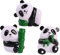 MUSISALY 3st Druckspielzeug Für Kinder Entzückendes Squeeze-Spielzeug Rote Panda- Dekompressionspanda Dekompressions-Squeeze-Spielzeug Lustige Quetschspielzeuge Roter Panda