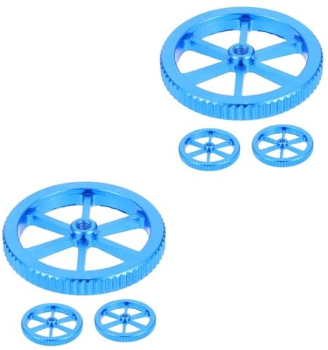 Mobestech 2sets Bed Leveling Nut 3d Printers Tool Leveling Kit 3d Printer Parts 3d Printer Leveling Nuts 3d Printer Accessories Leveling Nut for 3d Printer 3d Printer Screws Aluminum 3pcs*2