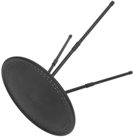 TOBBOMEY Klappbarer Campingtisch Rund Höhenverstellbar Faltbar Tragbar Stabiler Picknicktisch Outdoor Gartentisch Terrassentisch Klein