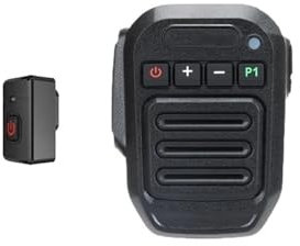 PLACKE Microphone Bluetooth sans Fil adapté au Talkie-walkie Baofeng, Haut-Parleur Portable étanche, Micro adapté au TD-H8, adapté for radios Amateurs Quansheng UV-K6(1PC-Non-Waterproof)