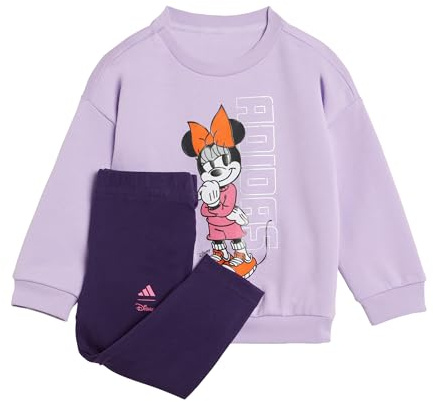 adidas Unisex Kids Disney Minnie Maus Jogginganzug für Kinder