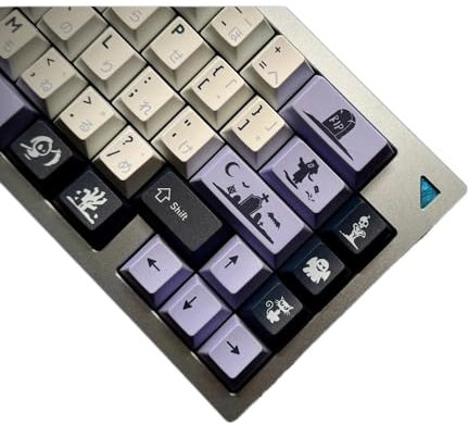 Custom PBT Keycap Set 169 Japanese Style Profile Compatible With Mechanical Keyboards Midnight Theme Accessories