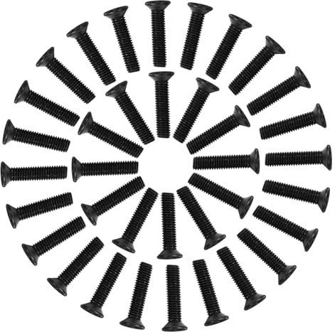 ROMISBABA 50pcs Threaded Screw Bolt Kit for Drill Chuck Assortment Keyless Drill Chuck Use