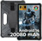 HOTWAV R9 Pro 2025 Tablet Resistente 11 Pulgadas, 2008mAh Teléfono Móvil Resistente, 2K FHD+ Pantalla, 20GB+256GB+2TB SD,Android 14 Tablet Impermeable, 2 Altavoz Estéreo, 64MP,4G LTE,5G WiFi,GPS,OTG